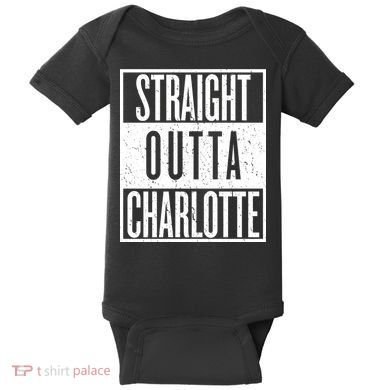 Straight Outta Charlotte Baby Bodysuit