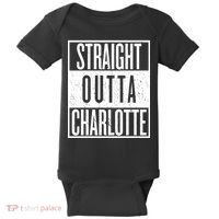 Straight Outta Charlotte Baby Bodysuit thumb 0