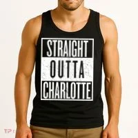 Straight Outta Charlotte Tank Top thumb 3