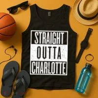 Straight Outta Charlotte Tank Top thumb 4