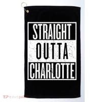 Straight Outta Charlotte Golf Towel thumb 0