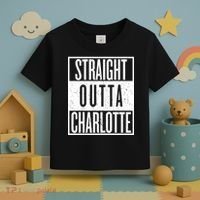 Straight Outta Charlotte Toddler T-Shirt thumb 3