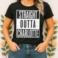 Straight Outta Charlotte Women's T-Shirt thumb 2
