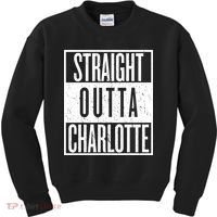 Straight Outta Charlotte Kids Sweatshirt thumb 0