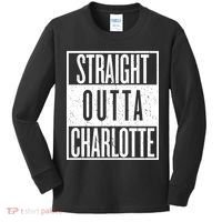 Straight Outta Charlotte Kids Long Sleeve Shirt thumb 0