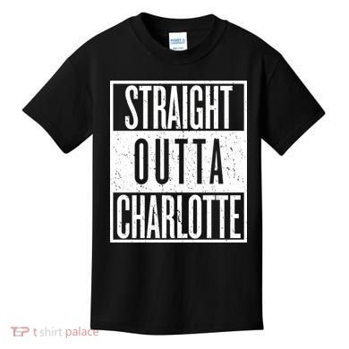 Straight Outta Charlotte Kids T-Shirt