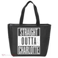 Straight Outta Charlotte Tote Bag thumb 0