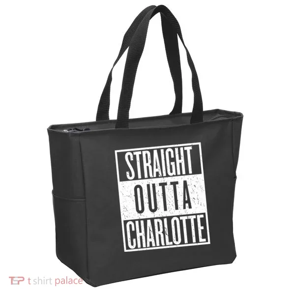 Straight Outta Charlotte Tote Bag