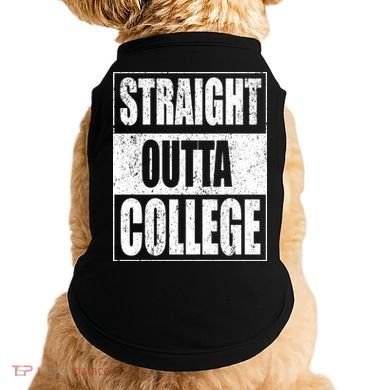Straight Outta College Doggie Tank