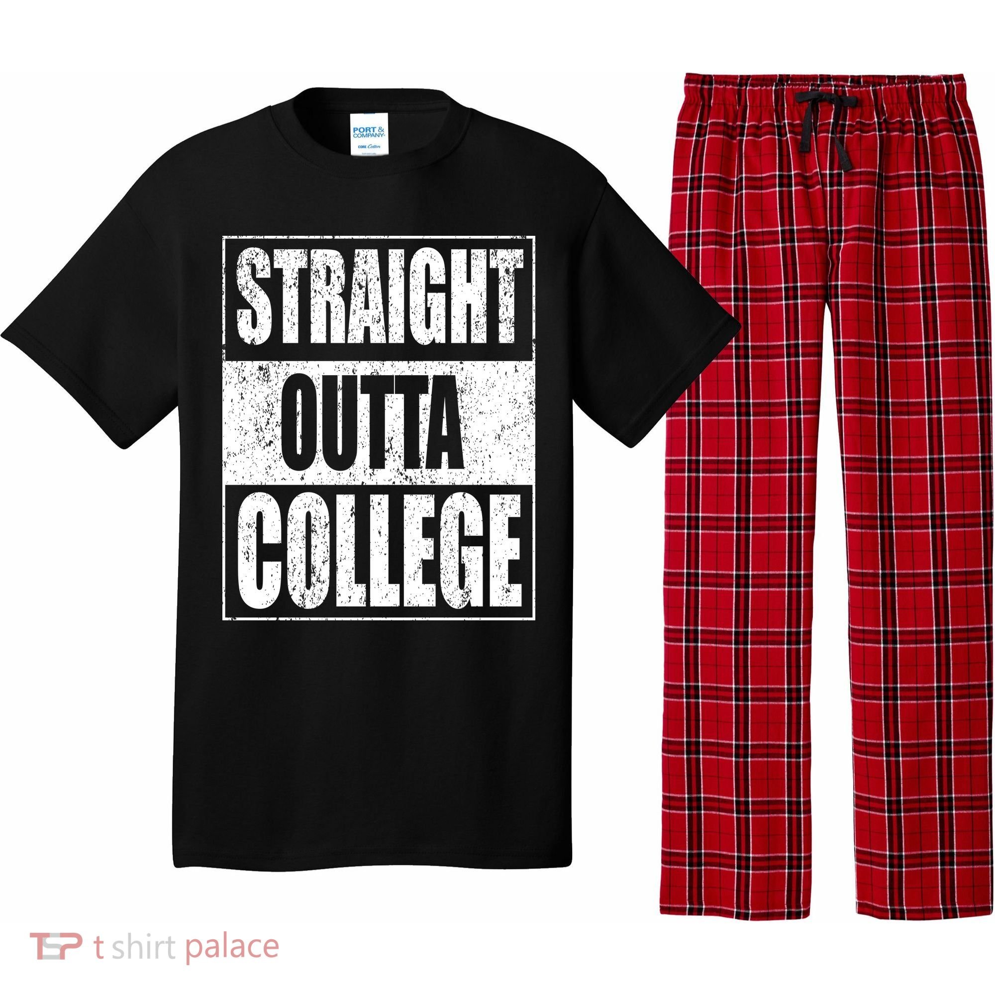 Straight Outta College Pajama Set