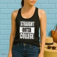 Straight Outta College Women's Tank Top thumb 2