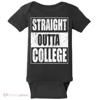 Straight Outta College Baby Bodysuit