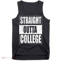 Straight Outta College Tank Top thumb 0