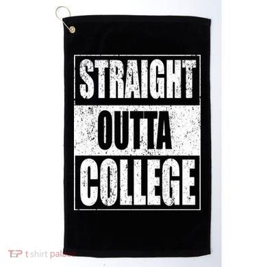 Straight Outta College Golf Towel