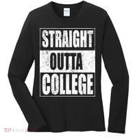 Straight Outta College Women's Long Sleeve Shirt thumb 0