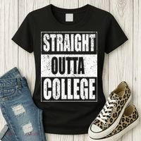 Straight Outta College Women's T-Shirt thumb 3
