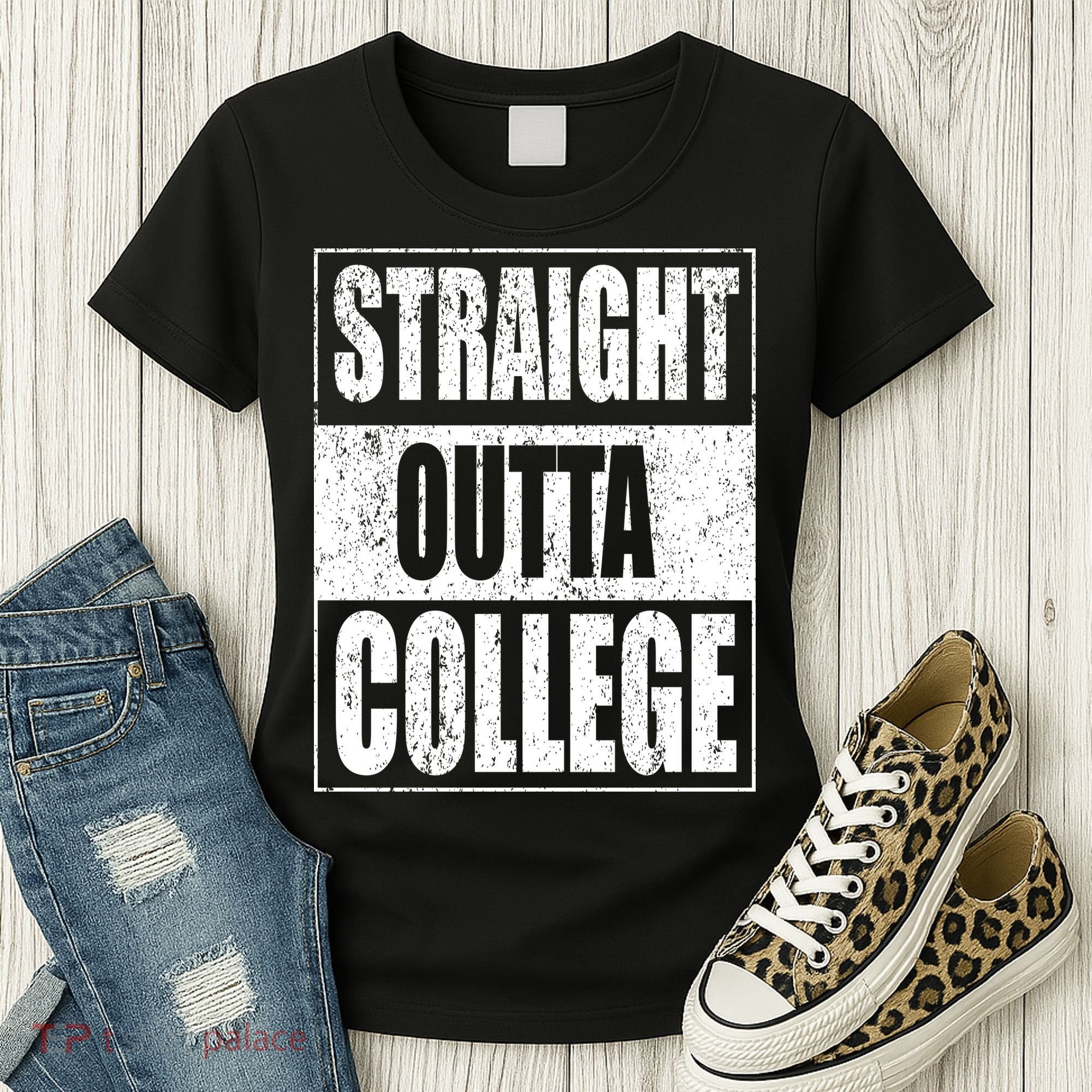 Straight Outta College Women's T-Shirt