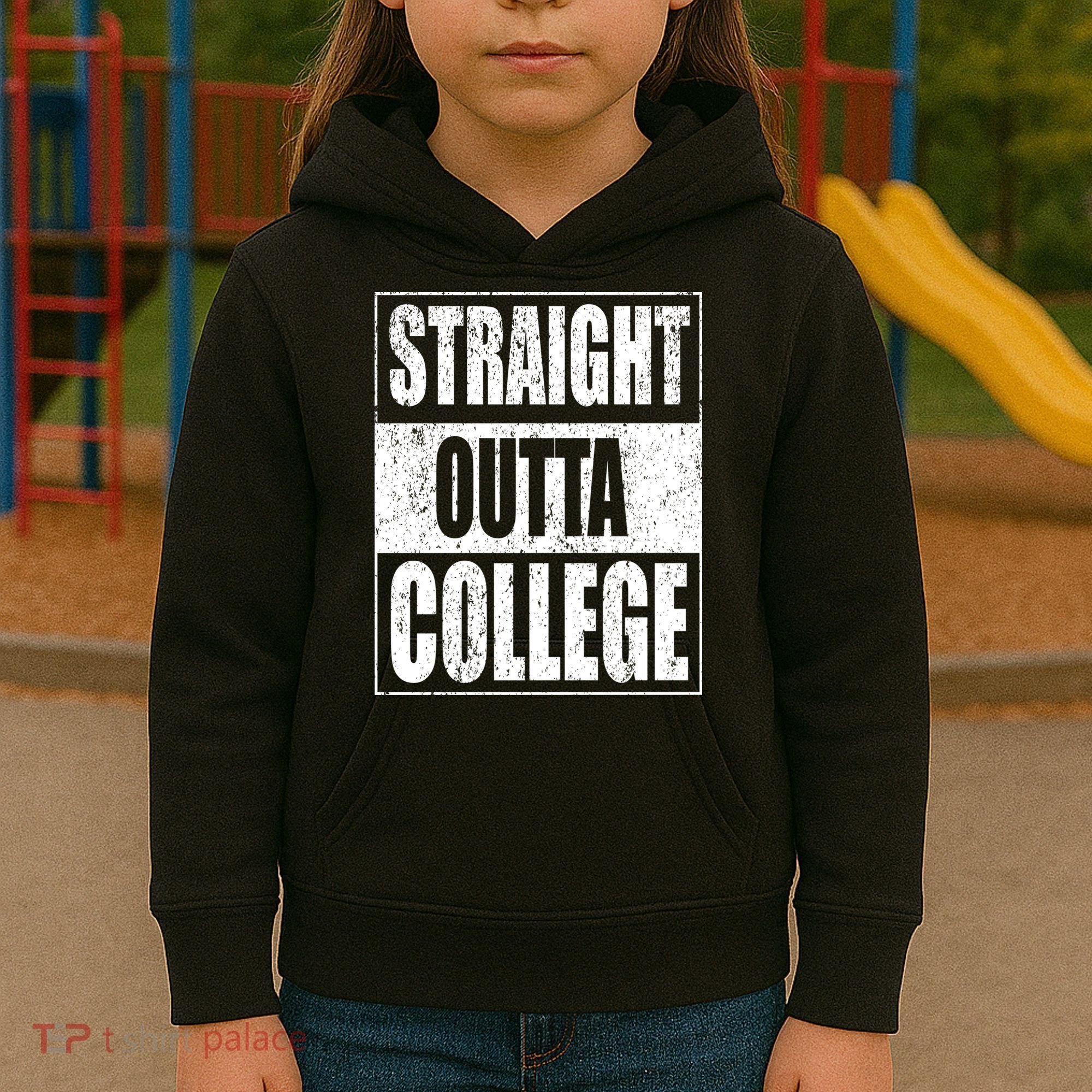 Straight Outta College Kids Hoodie
