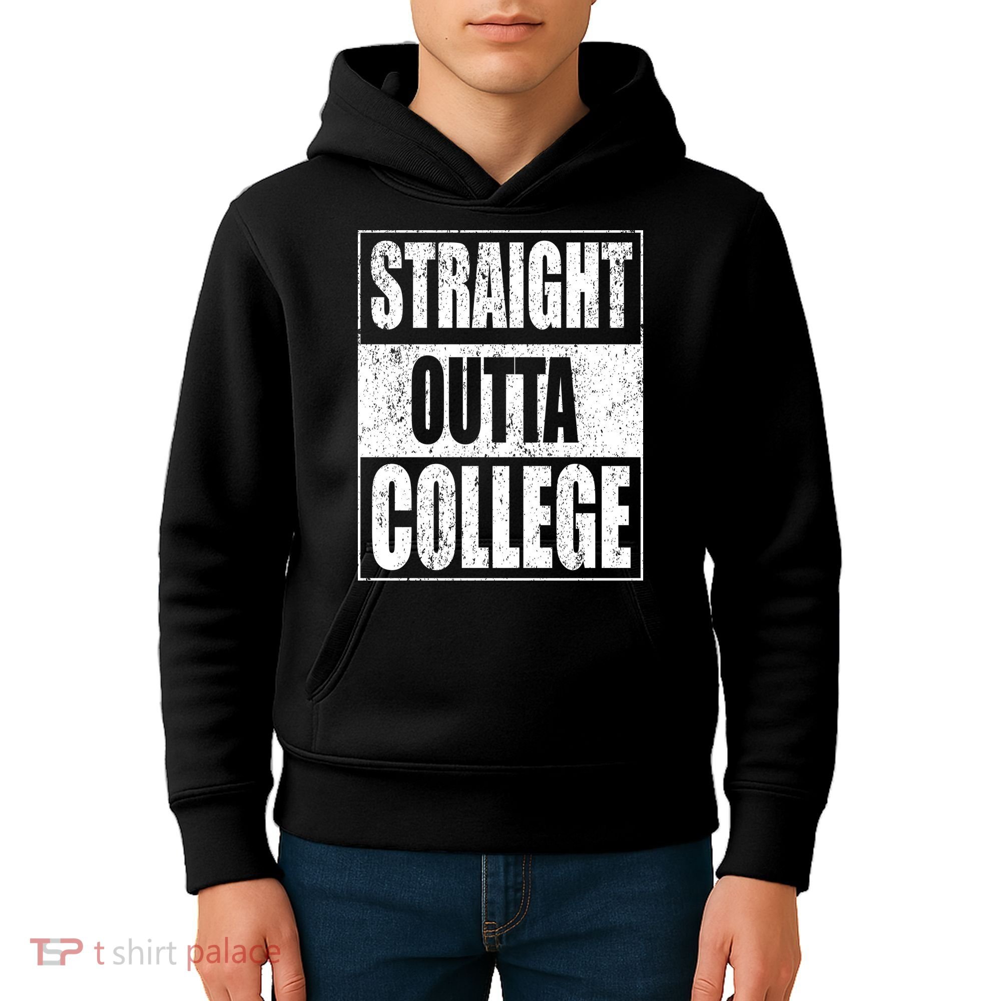 Straight Outta College Kids Hoodie