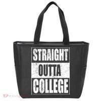 Straight Outta College Tote Bag thumb 0