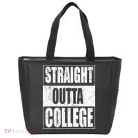 Straight Outta College Tote Bag thumb 0