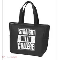 Straight Outta College Tote Bag thumb 3