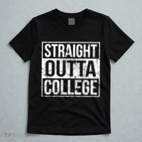 Straight Outta College Funny Senior Graduate Graudation T-Shirt thumb 5
