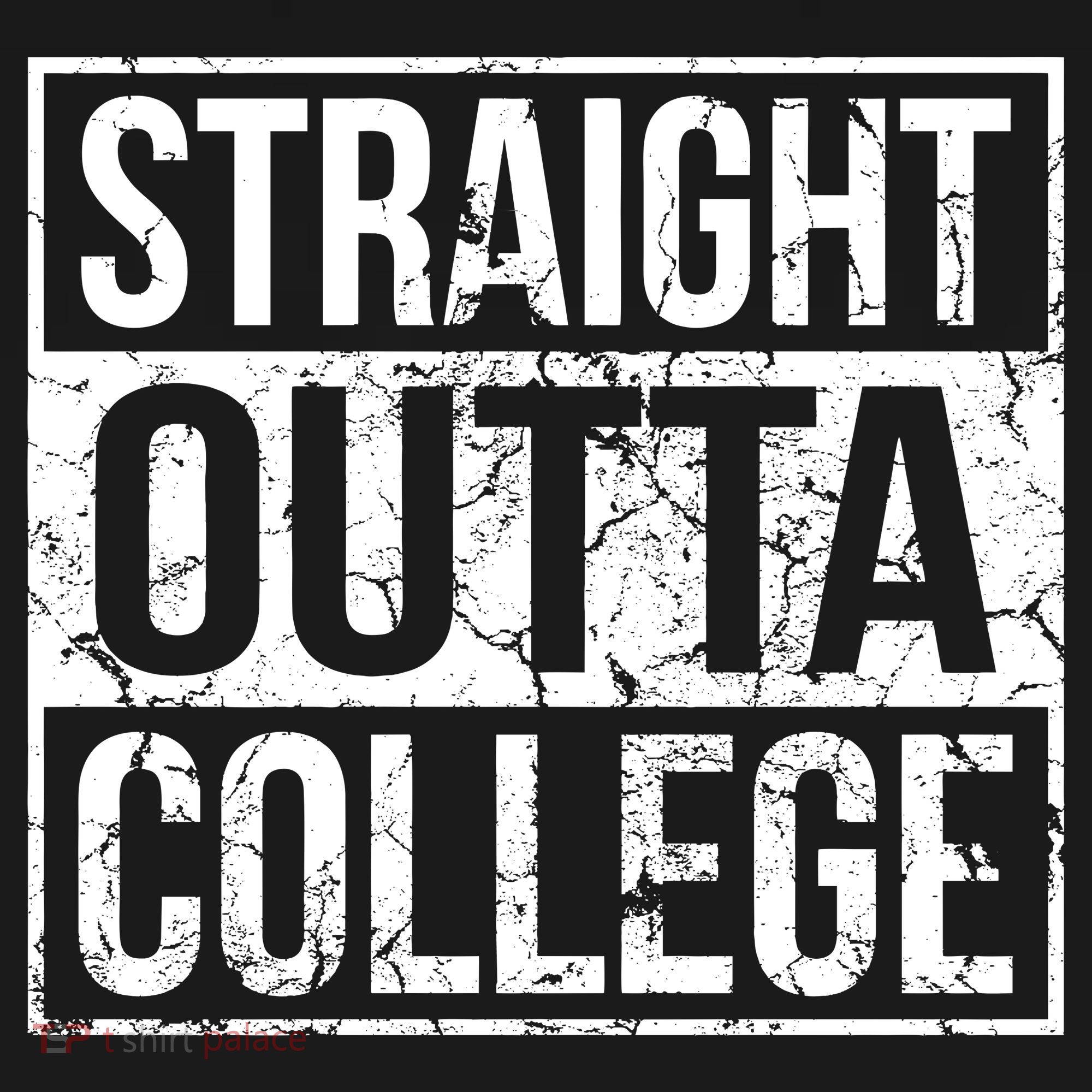 Straight Outta College Funny Senior Graduate Graudation Ornament