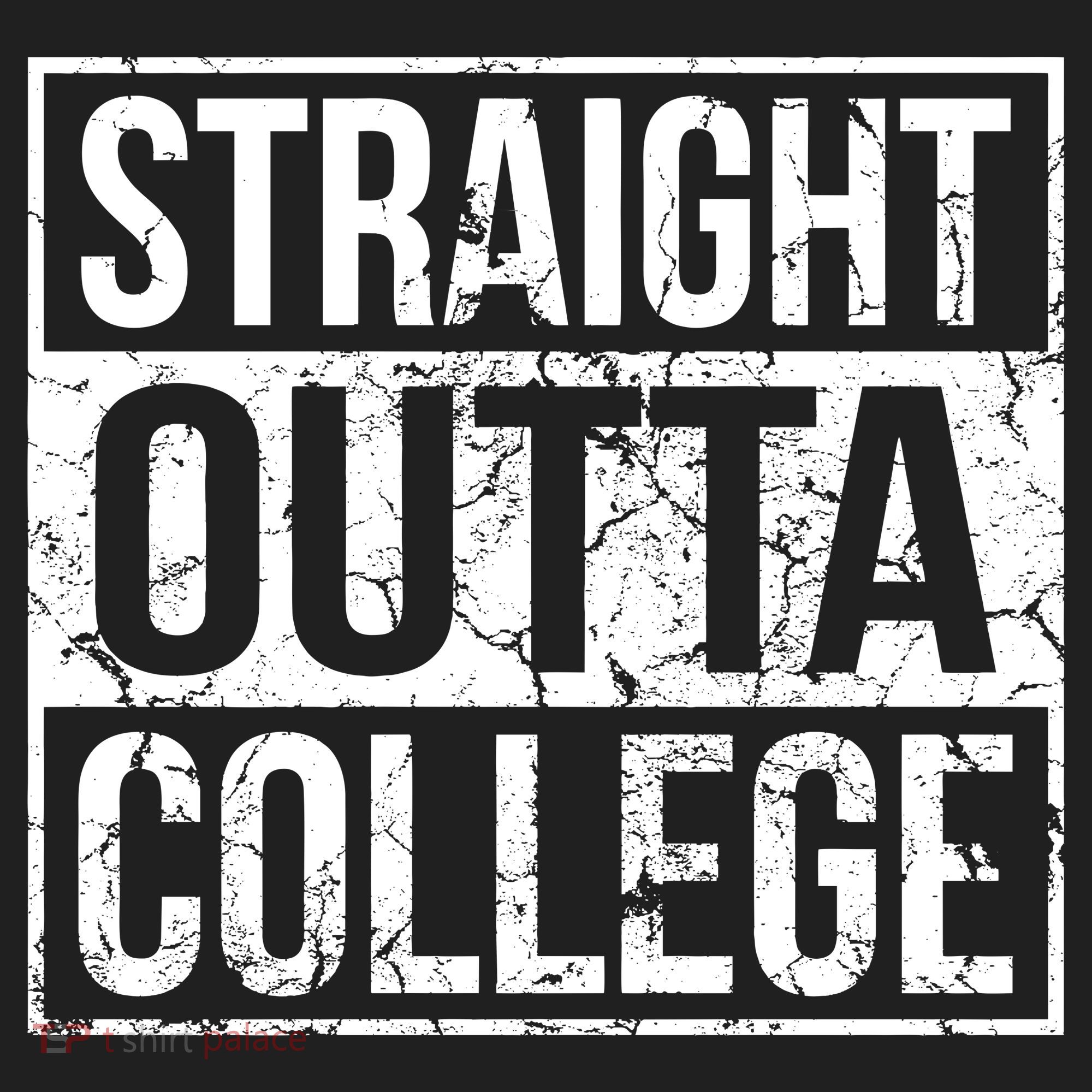 Straight Outta College Funny Senior Graduate Graudation Hat