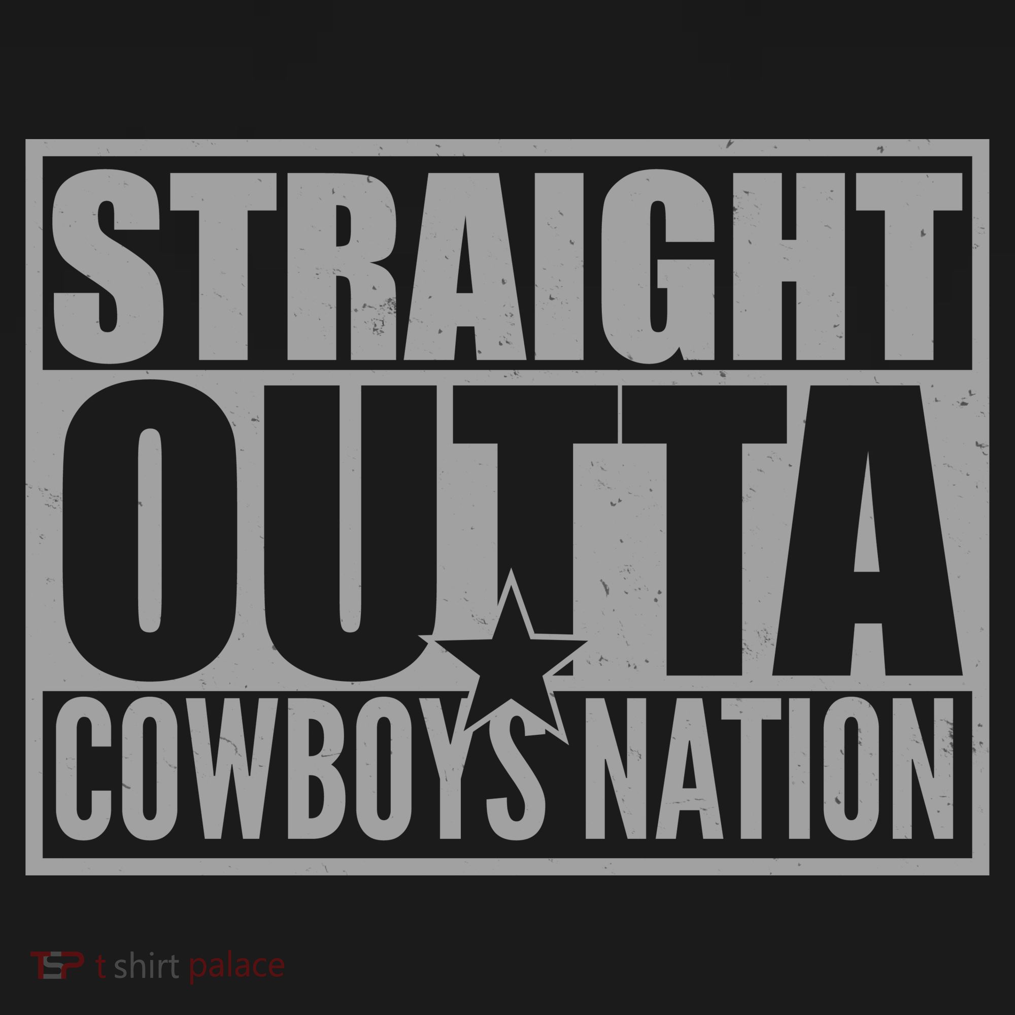 Straight Outta Cowboys Nation Button