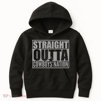 Straight Outta Cowboys Nation Kids Hoodie thumb 0