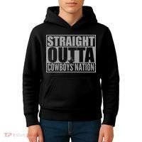 Straight Outta Cowboys Nation Kids Hoodie thumb 4
