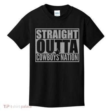 Straight Outta Cowboys Nation Kids T-Shirt