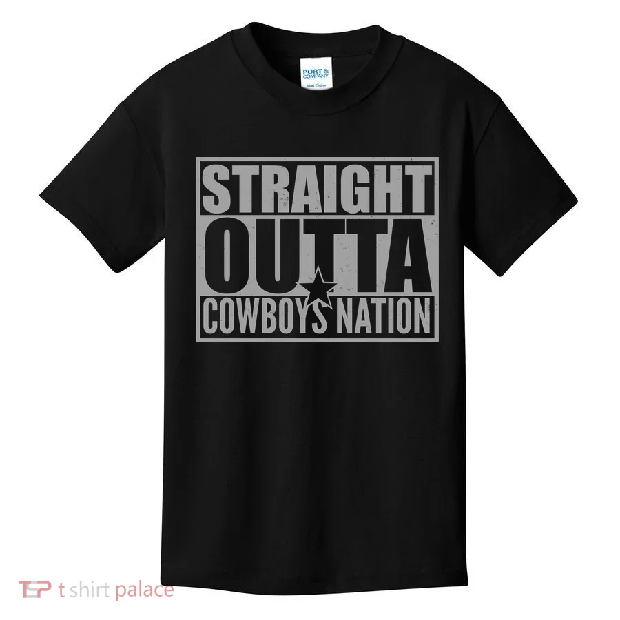 Straight Outta Cowboys Nation Kids T-Shirt