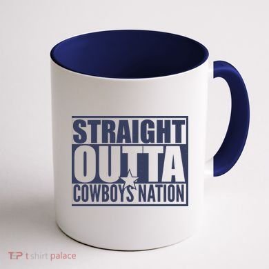 Straight Outta Cowboys Nation Coffee Mug back