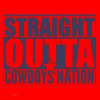 Straight Outta Cowboys Nation Santa Hat thumb 1