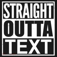 Straight Outta Custom Text Personalized   Long Sleeve Shirt thumb 2