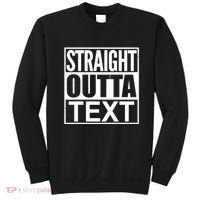 Straight Outta Custom Text Personalized   Sweatshirt thumb 0
