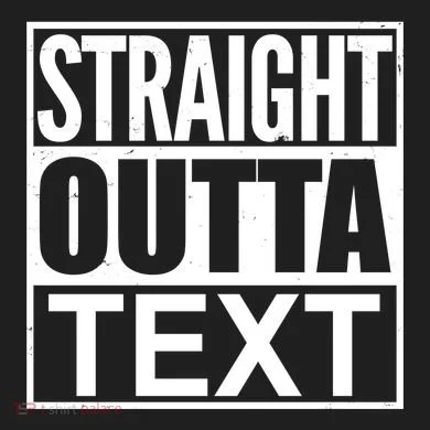 Straight Outta Custom Text Personalized   Beanie