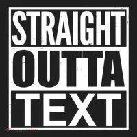 Straight Outta Custom Text Personalized   Tumbler thumb 3