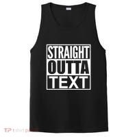 Straight Outta Custom Text Personalized   PosiCharge Competitor Tank thumb 0