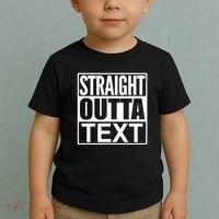Straight Outta Custom Text Personalized   Toddler T-Shirt thumb 2