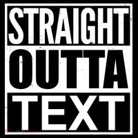 Straight Outta Custom Text Personalized   Women's T-Shirt thumb 6
