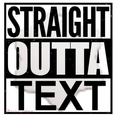 Straight Outta Custom Text Personalized   Ceramic Ornament
