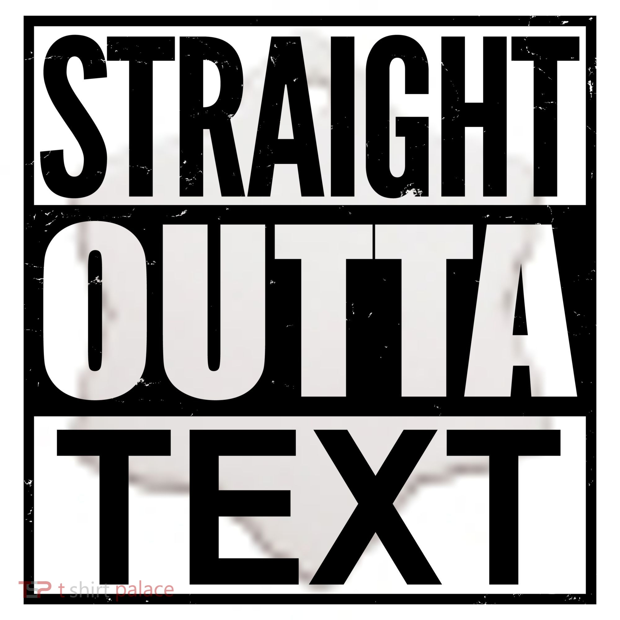 Straight Outta Custom Text Personalized   Ceramic Ornament