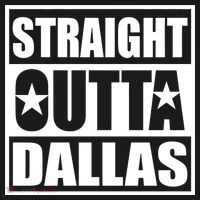 Straight Outta Dallas Texas City Ornament thumb 1