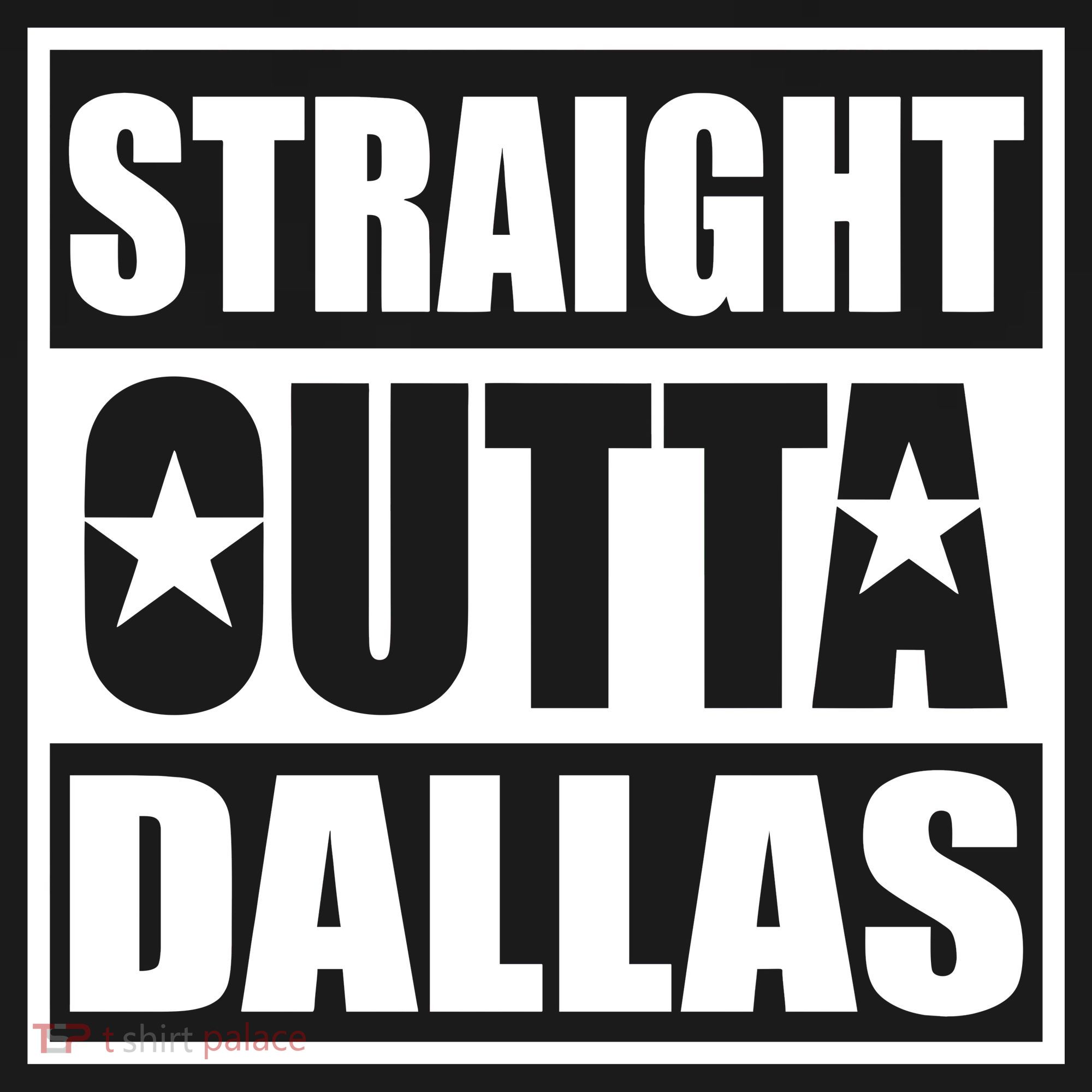 Straight Outta Dallas Texas City Ornament