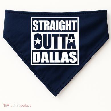 Straight Outta Dallas Texas City USA-Made Doggie Bandana