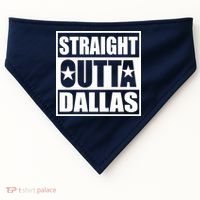 Straight Outta Dallas Texas City USA-Made Doggie Bandana thumb 0
