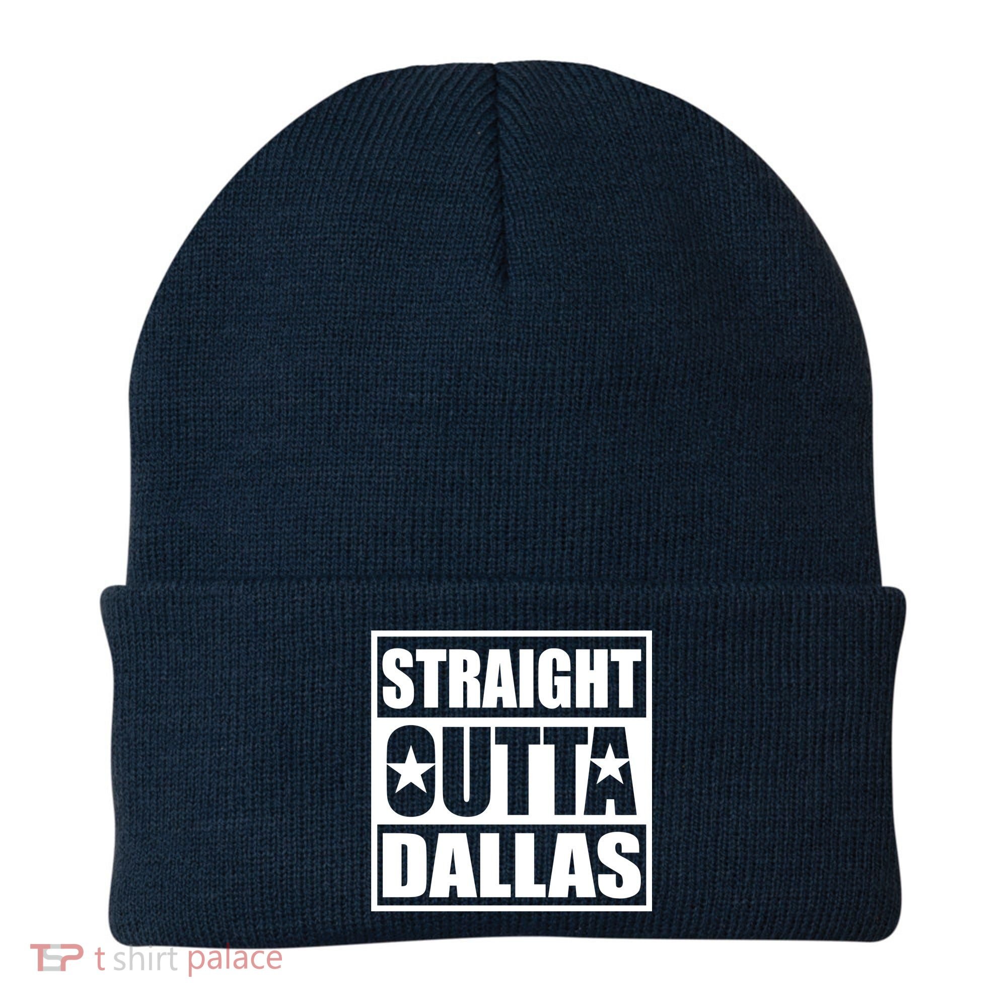 Straight Outta Dallas Texas City Beanie